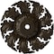 Ekena Millwork Needham Ceiling Medallion (Fits Canopies up to 4 1/4"), 14 5/8"OD x 2 1/4"P, Stone Hearth Crackle CM14NESHC - alternate 1